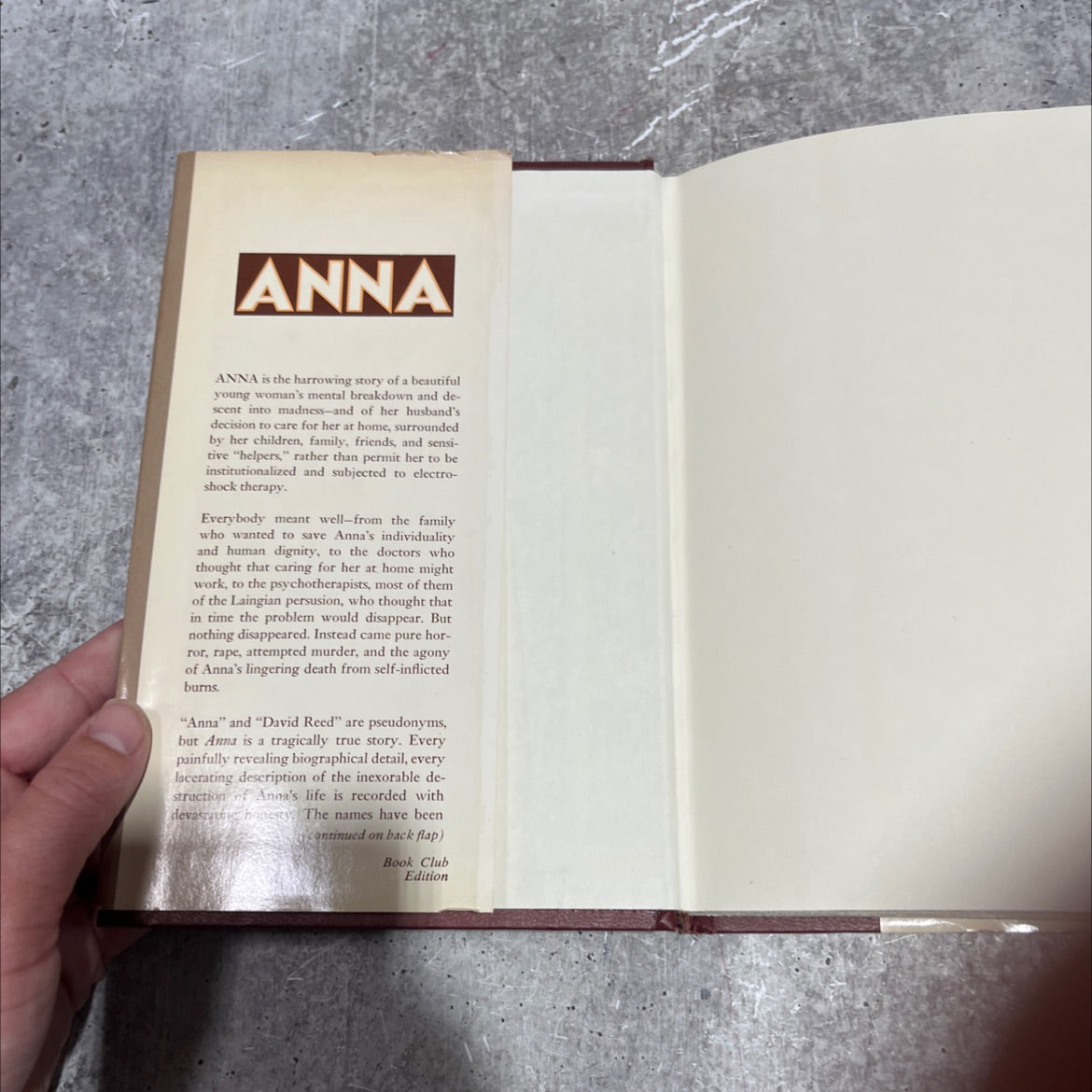 soda anna book, by David Reed, 1976 Hardcover image 4