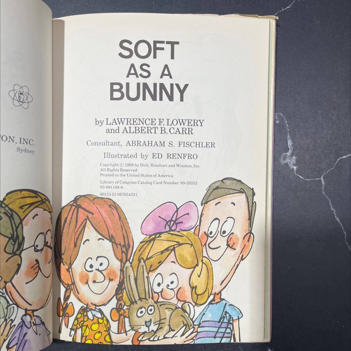 soft as a bunny book, by lawrence f. lowery, albert b. carr, 1969 Hardcover image 2