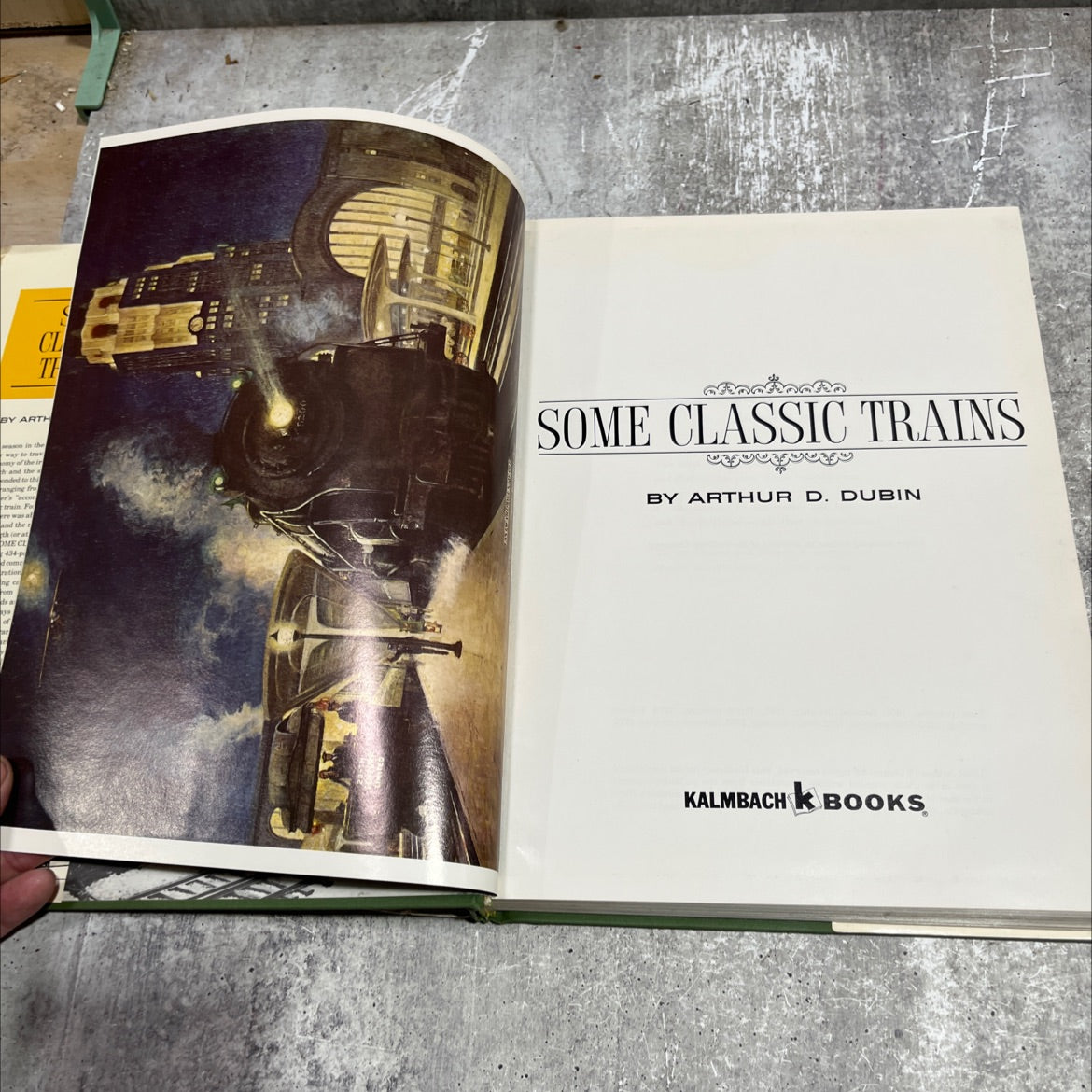some classic trains book, by arthur d. dubin, 1976 Hardcover image 2