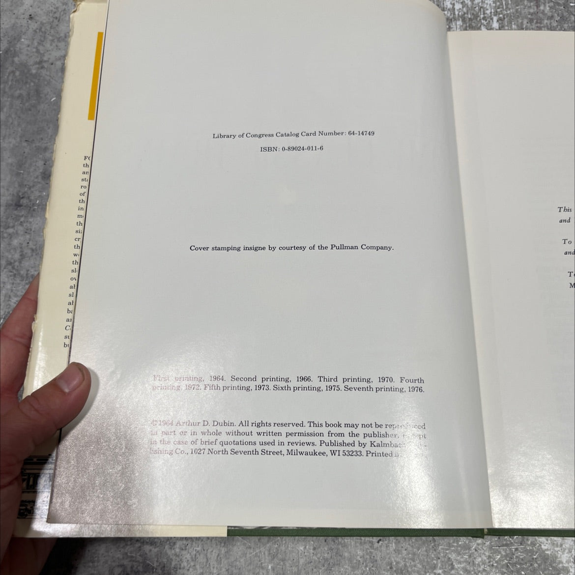 some classic trains book, by arthur d. dubin, 1976 Hardcover image 3