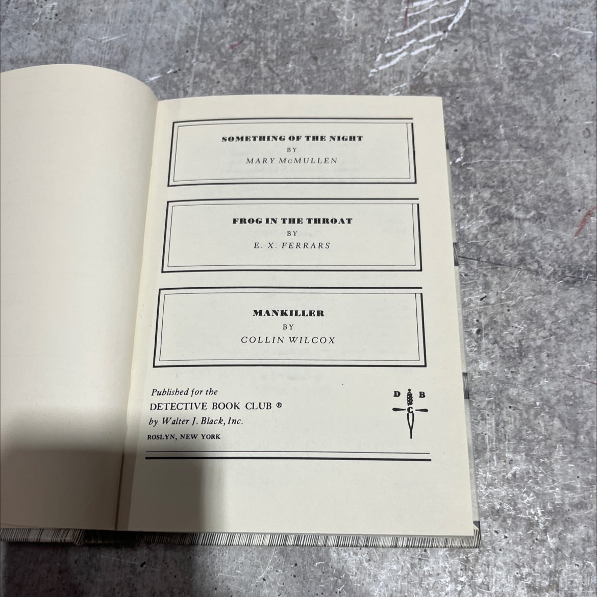 something of the night book, by mary mcmullen, 1980 Hardcover image 2