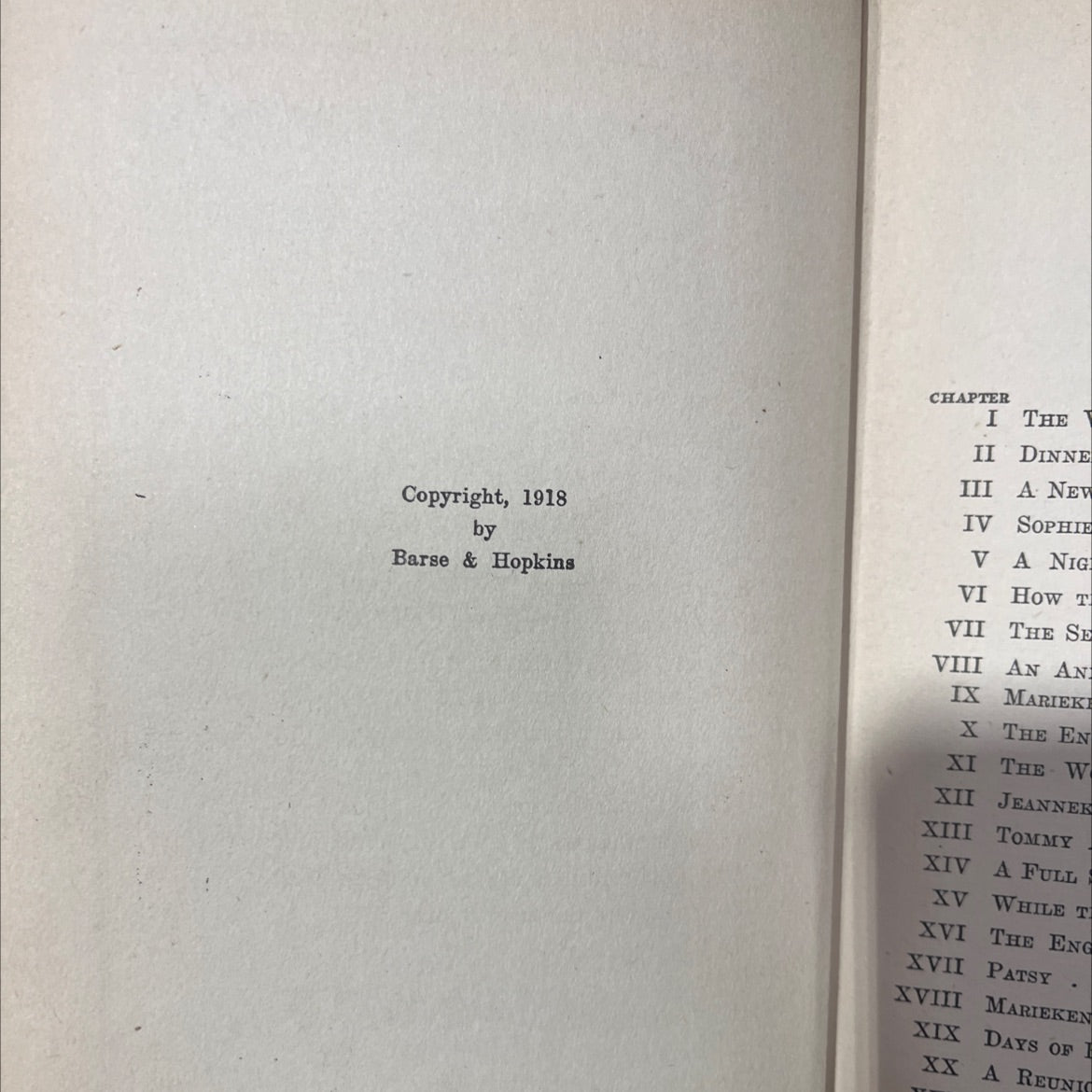 somewhere in belgium book, by marth Trent, 1918 Hardcover, Heavily Used image 3