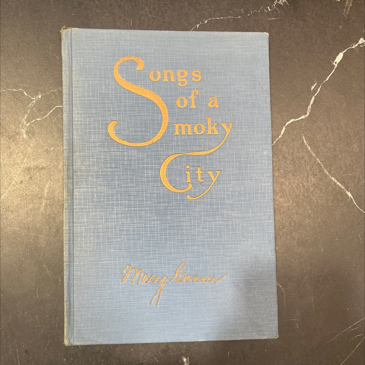 songs of a smoky city book, by mary conner, 1936 Hardcover, First Edition image 1