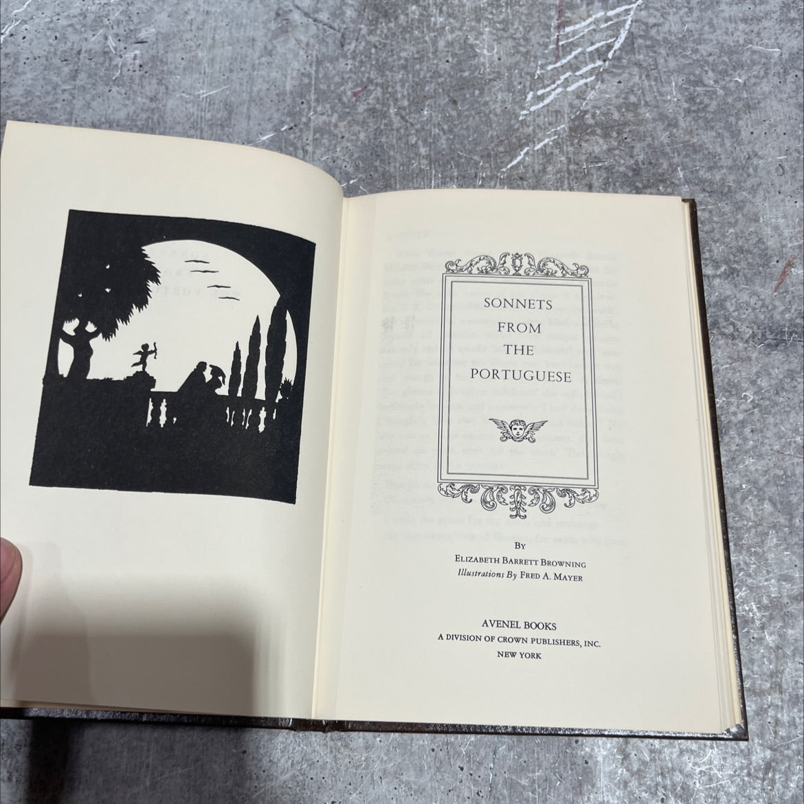 sonnets from the portuguese book, by elizabeth barrett browning, 1970 Hardcover image 2