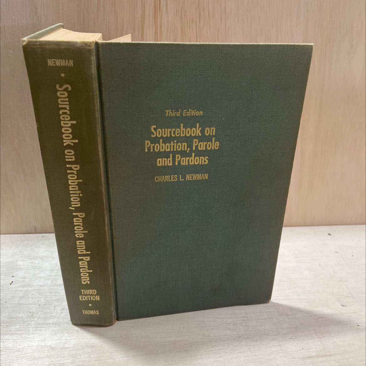 sourcebook on probation, parole and pardons book, by charles l. newman, 1970 Hardcover, Vintage image 1