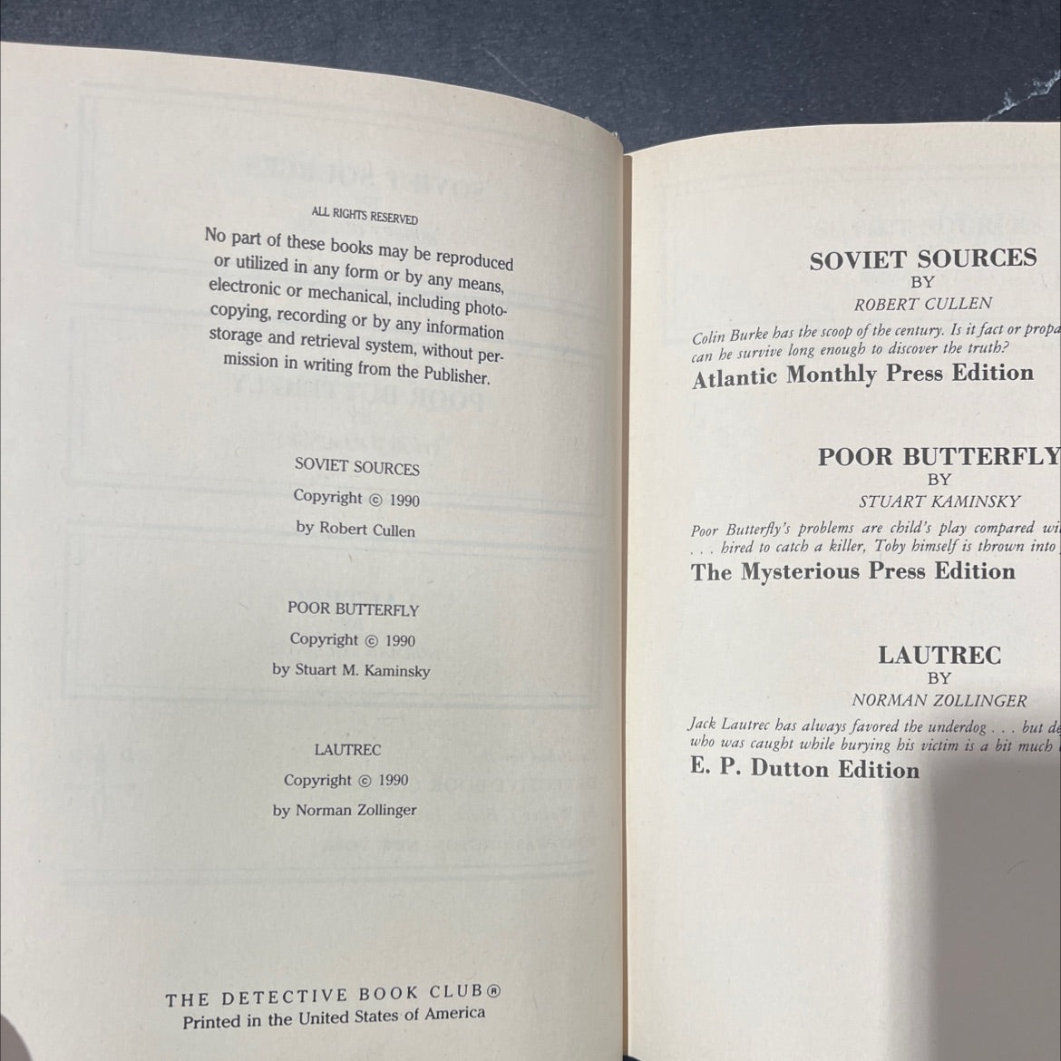 soviet sources book, by robert cullen, 1990 Hardcover image 3