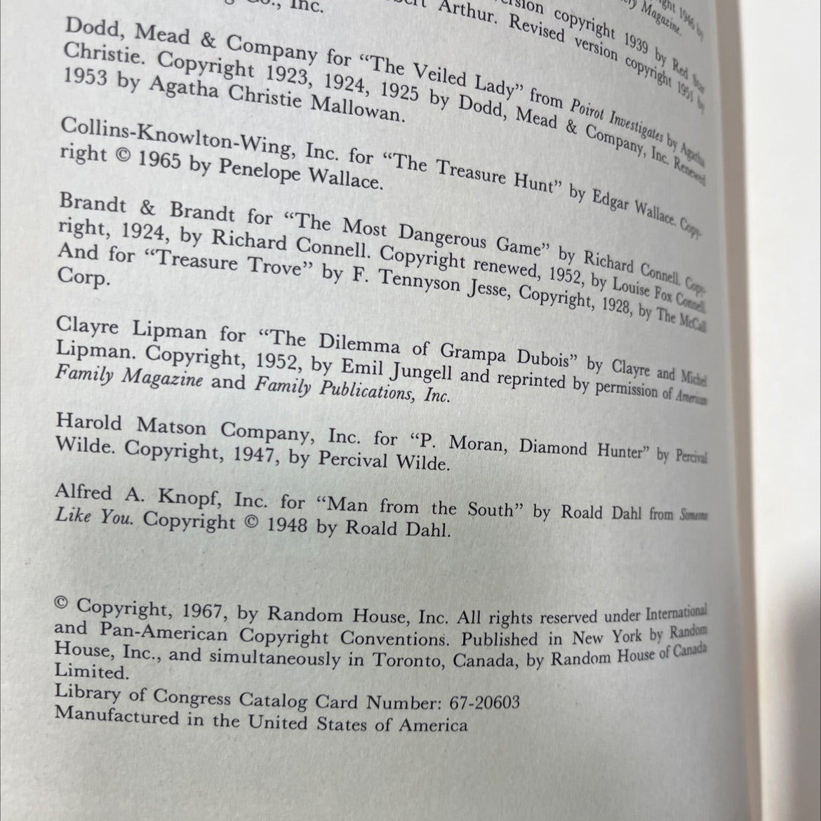 spellbinders in suspense book, by agatha christie, edgar wallace, richard connell, f. tennyson jesse, roald dahl, image 3