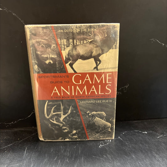 sportsman's guide to game animals book, by Leonard Lee Rue III, 1971 Hardcover image 1