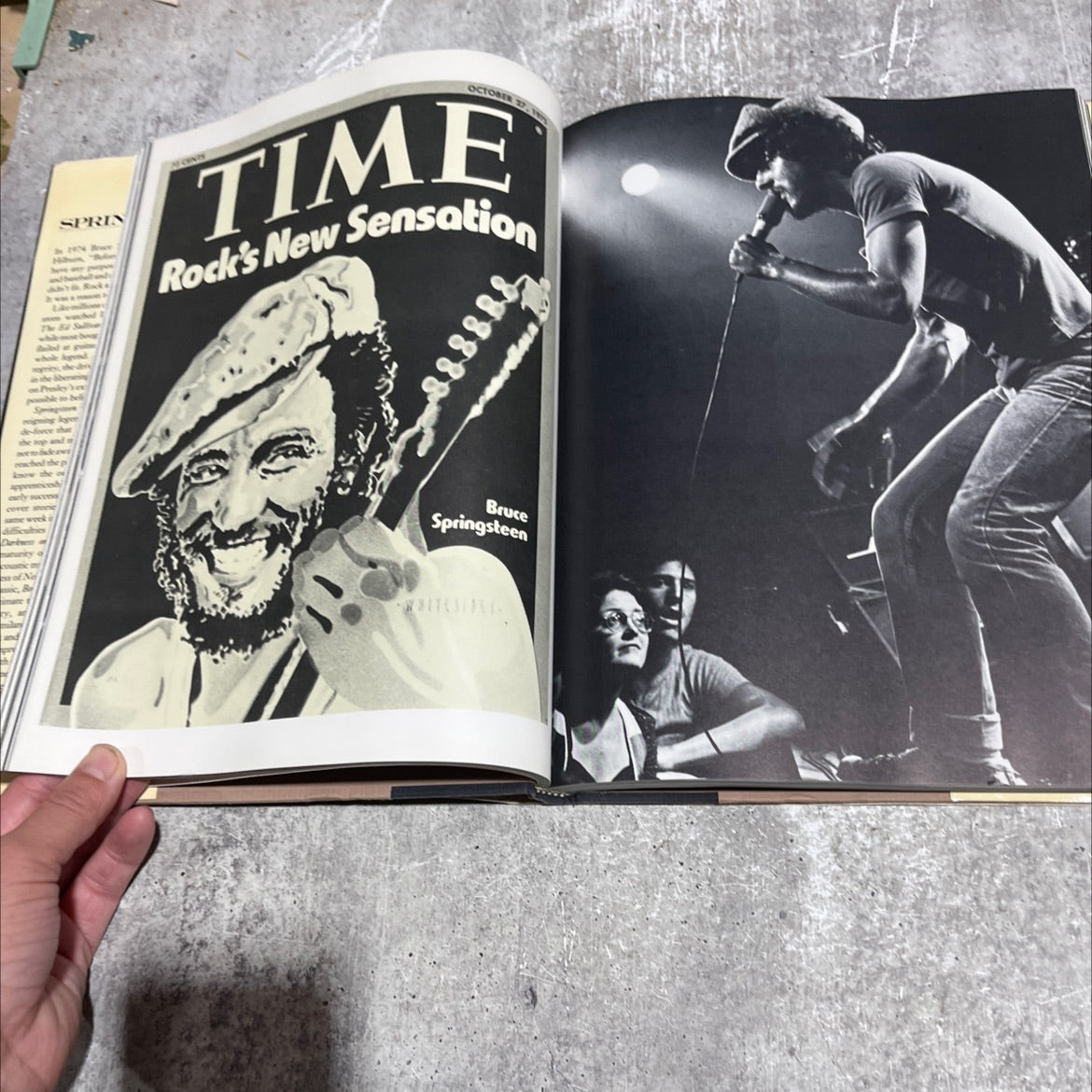 springsteen book, by robert hilburn, 1985 Hardcover image 4