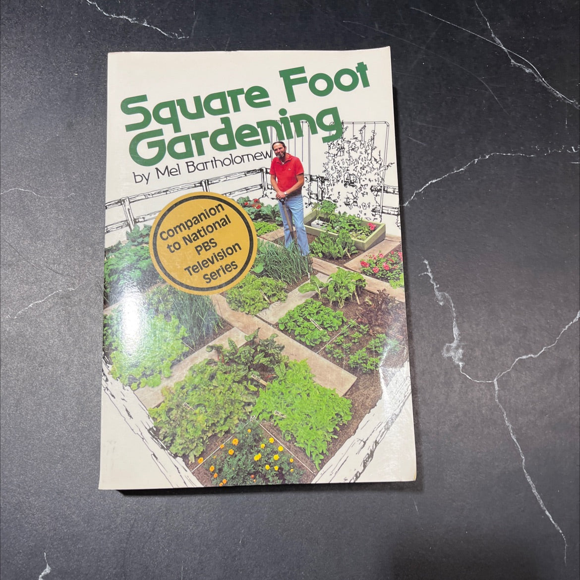 square foot gardening book, by Mel Bartholomew, 1981 Paperback image 1