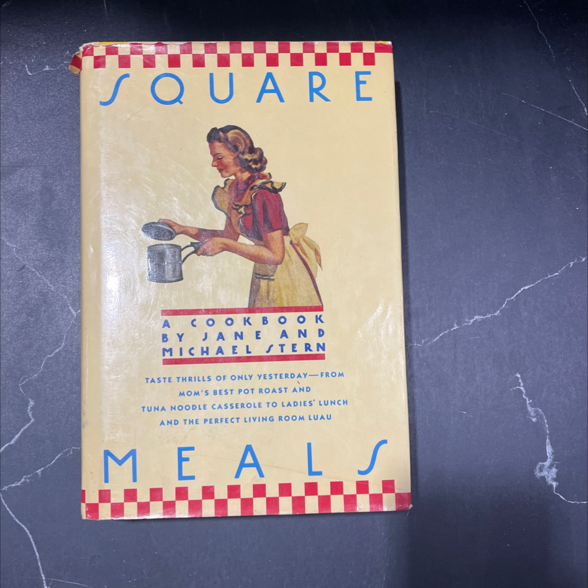 square meals book, by Jane and Michael Stern, 1984 Hardcover image 1