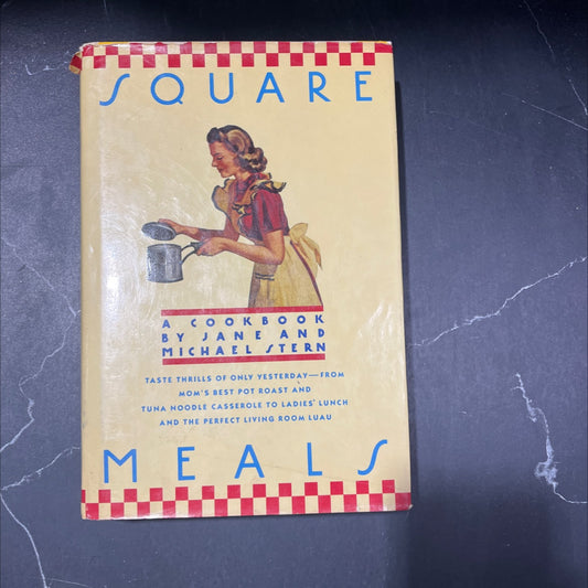 square meals book, by Jane and Michael Stern, 1984 Hardcover image 1