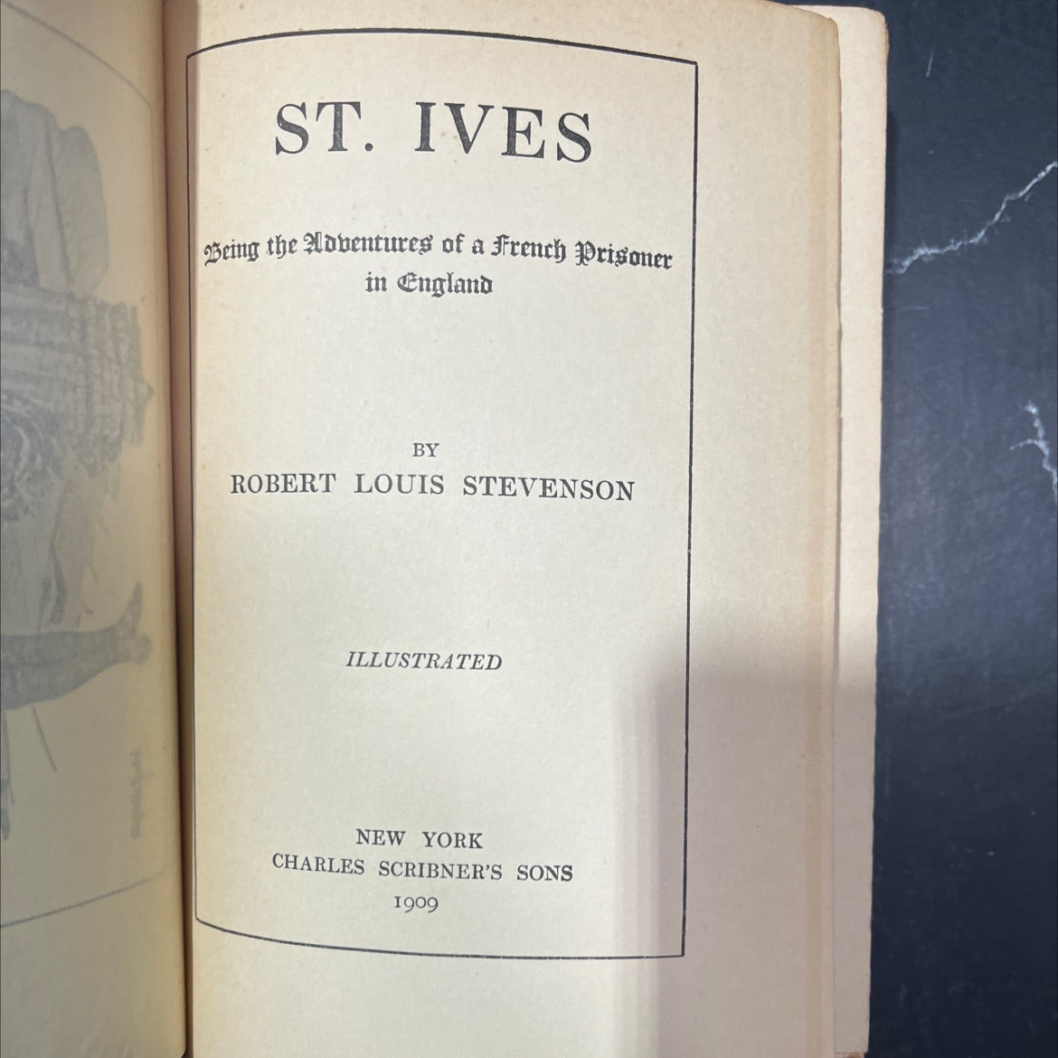 st. ives being the adventures of a french prisoner in england book, by robert louis stevenson, 1909 Hardcover image 2