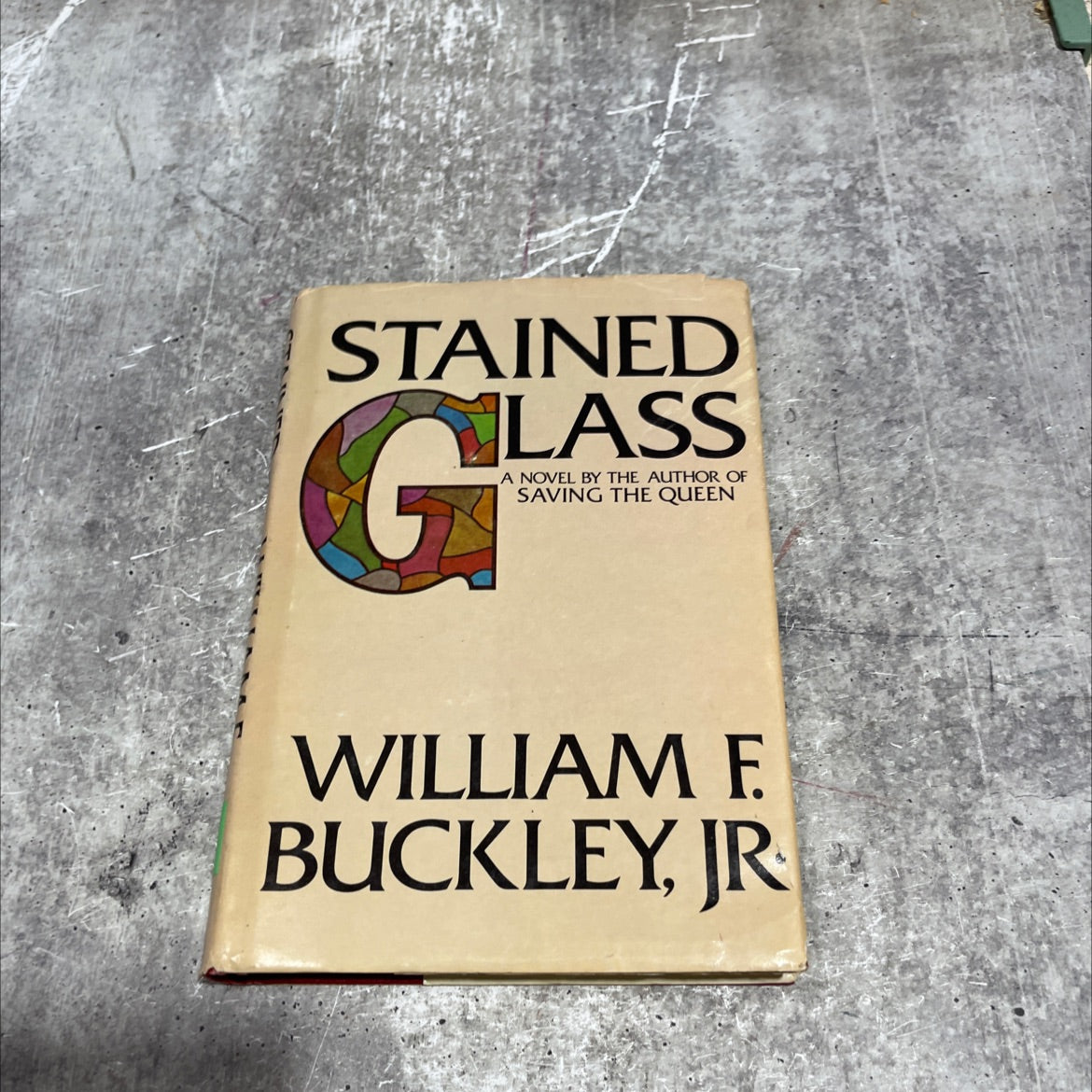 stained glass book, by William F. Buckley, Jr., 1978 Hardcover image 1