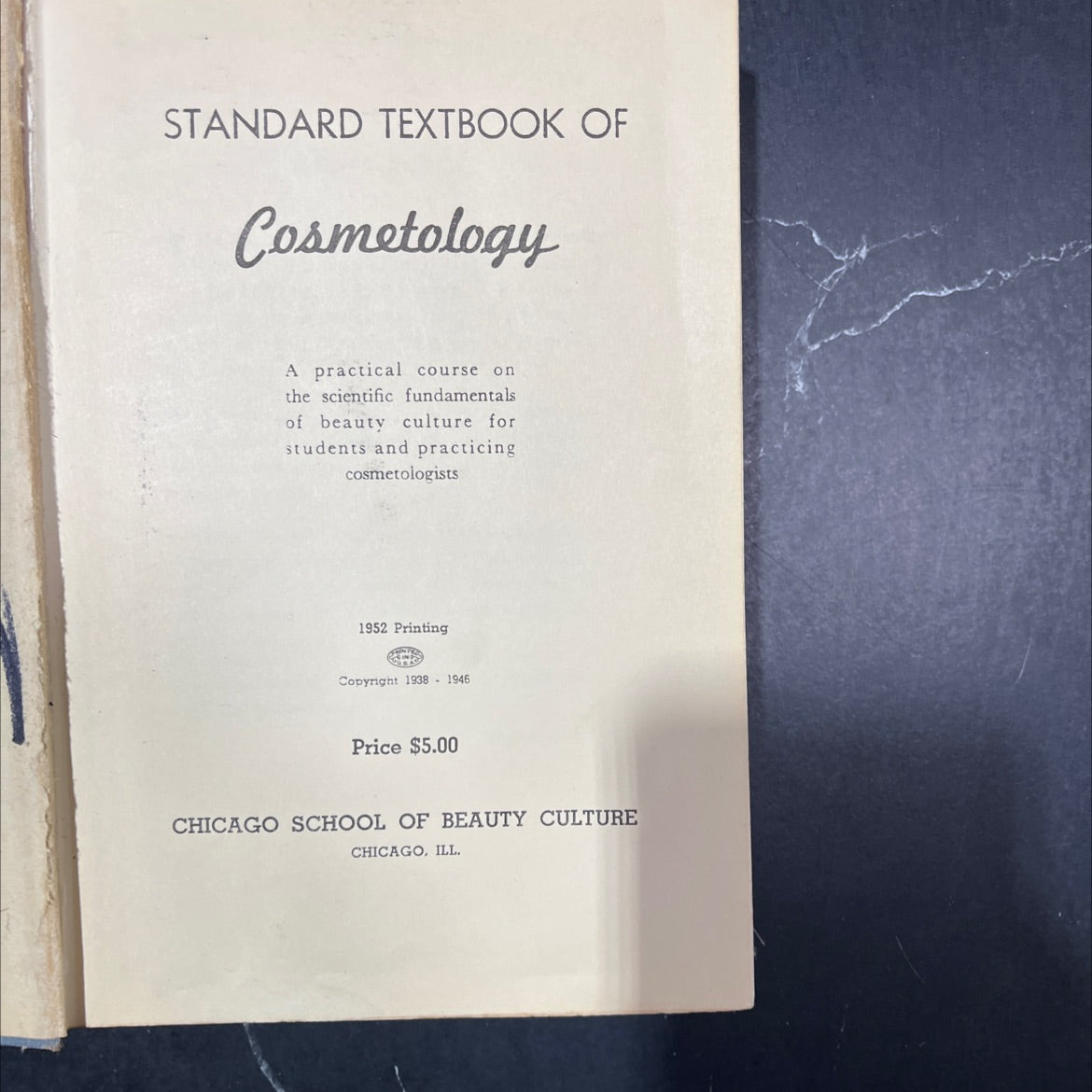 standard textbook of cosmetology book, by unknown, 1952 Hardcover image 2