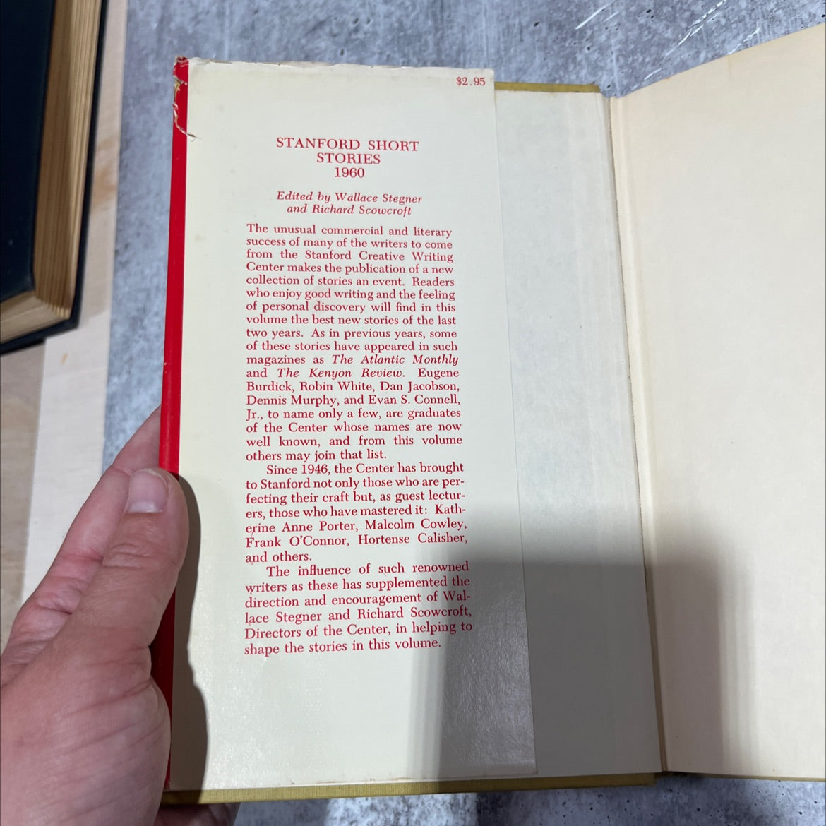 stanford short stories book, by wallace stegner, richard scowcroft, 1960 Hardcover image 4