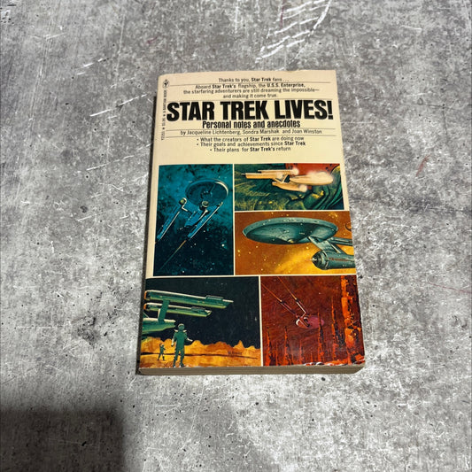 star trek lives! book, by Jacqueline Lichtenberg, Sondra Marshak, Joan Winston, 1975 Paperback image 1