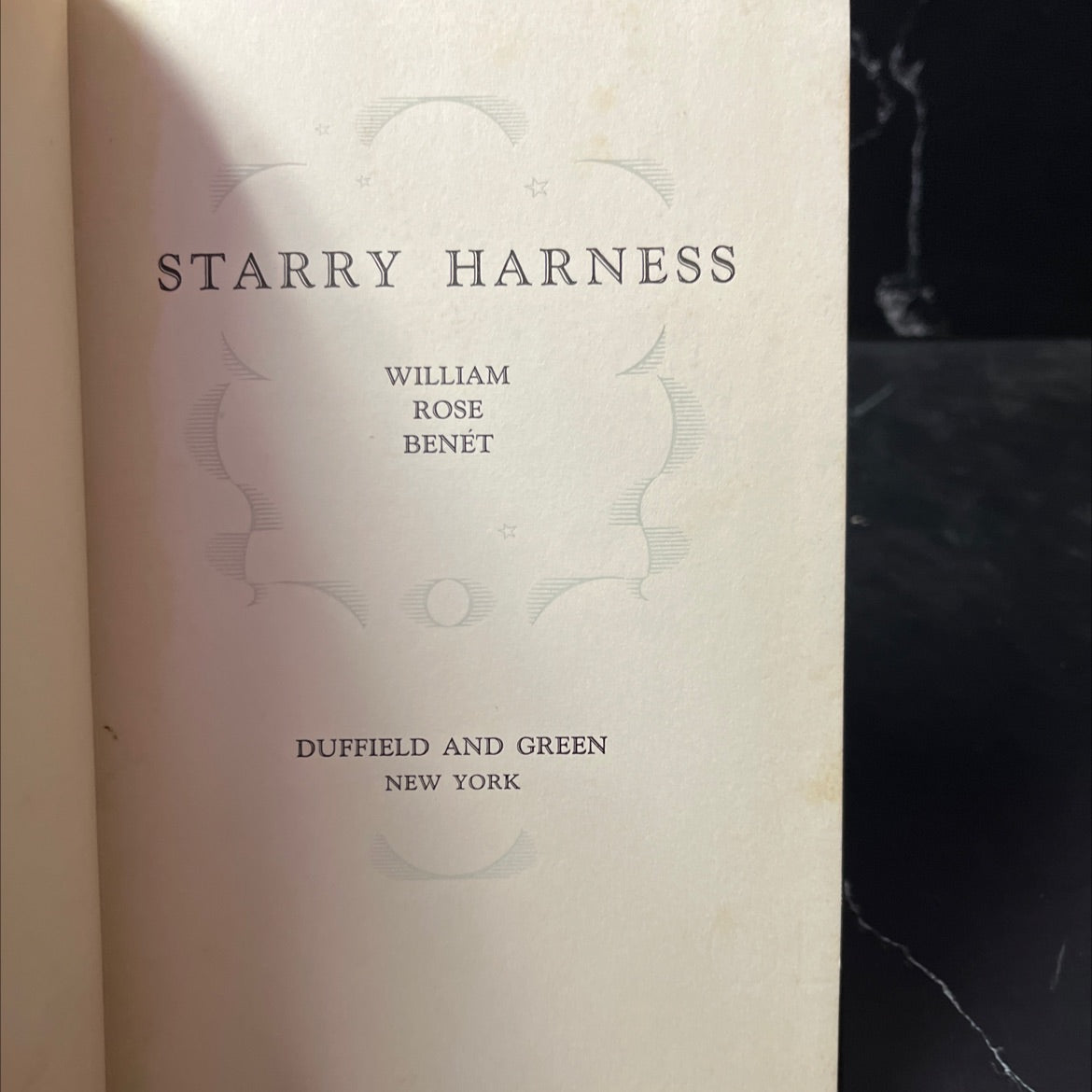 starry harness book, by william rose benét, 1933 Hardcover image 2