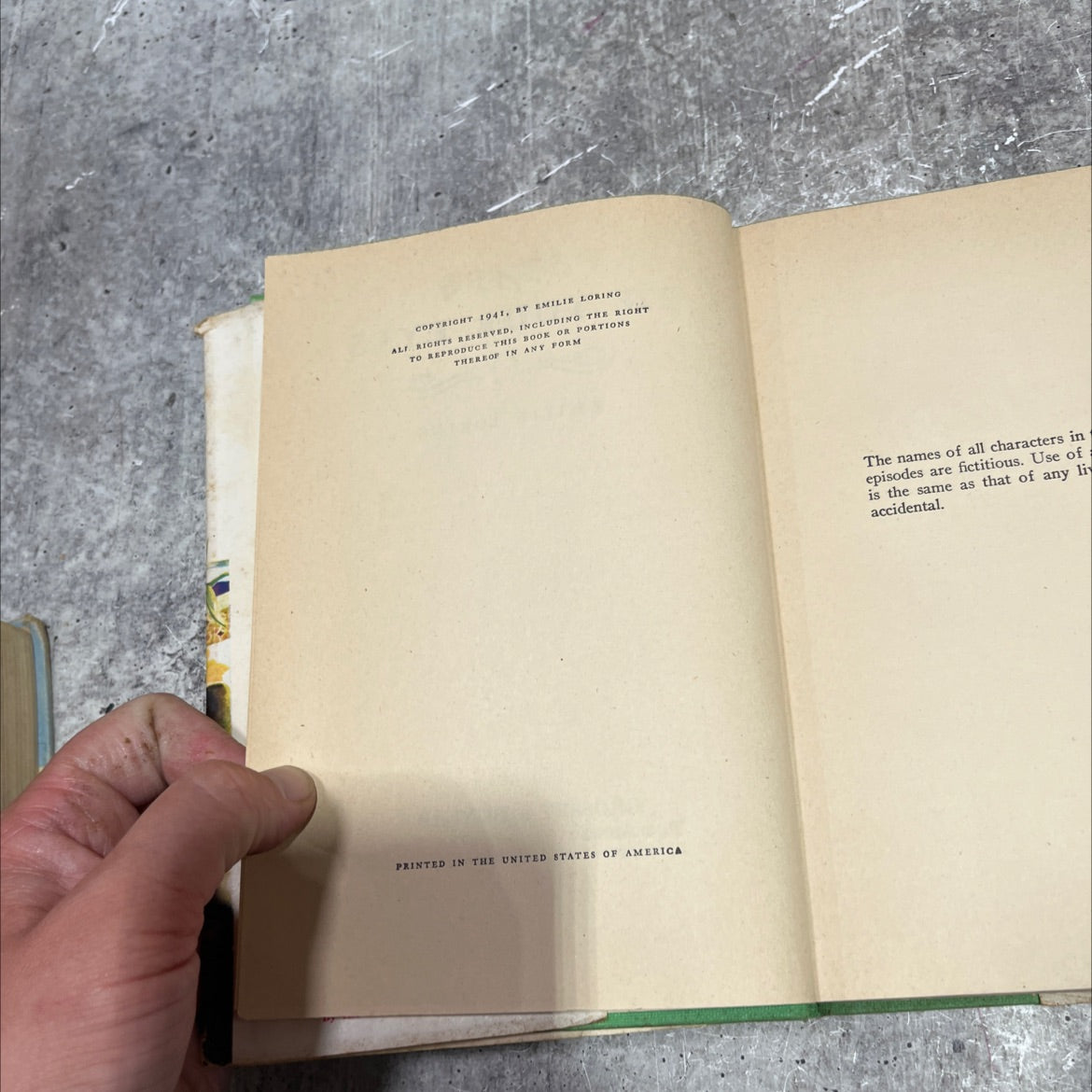 stars in your eyes book, by emilie loring, 1941 Hardcover image 3