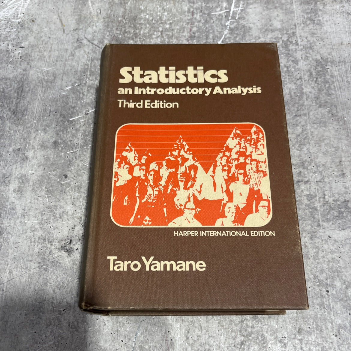 statistics, an introductory analysis book, by taro yamane, 1973 Hardcover image 1