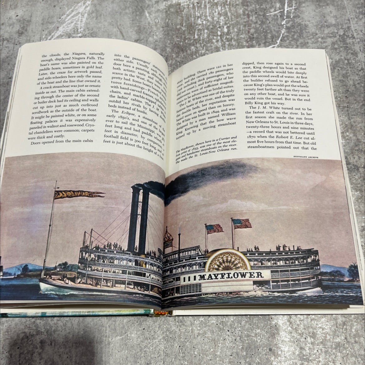 steamboats o the mississippi book, by j.m. white, 1962 Hardcover image 4