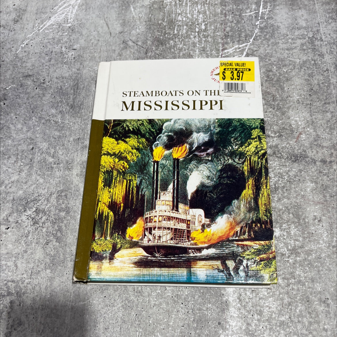 steamboats o the mississippi book, by j.m. white, 1962 Hardcover image 1