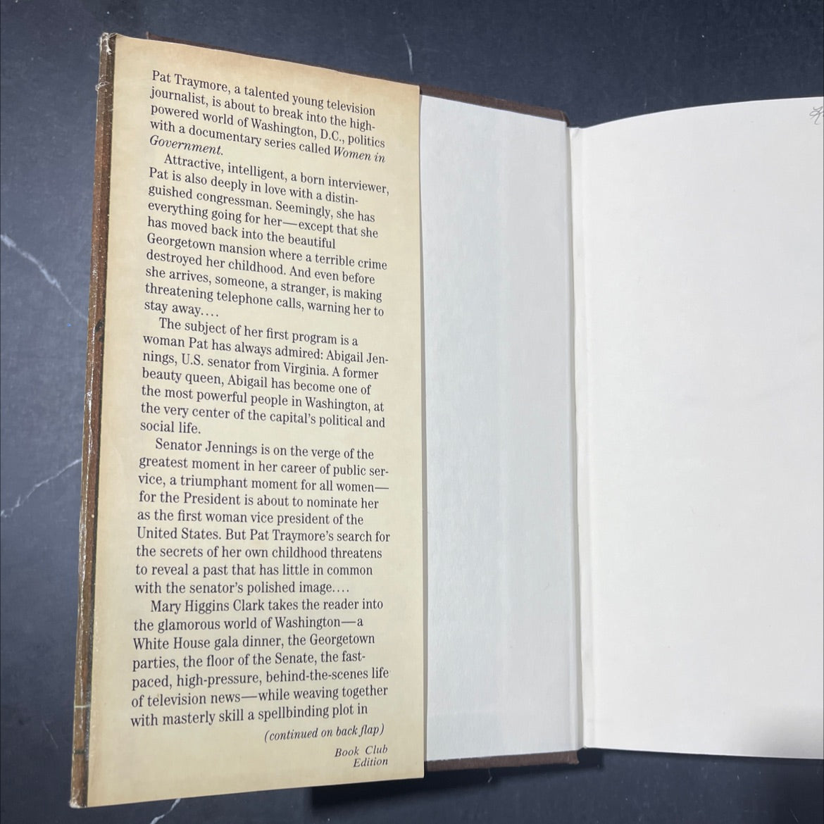 stillwatch book, by Mary Higgins Clark, 1984 Hardcover image 4