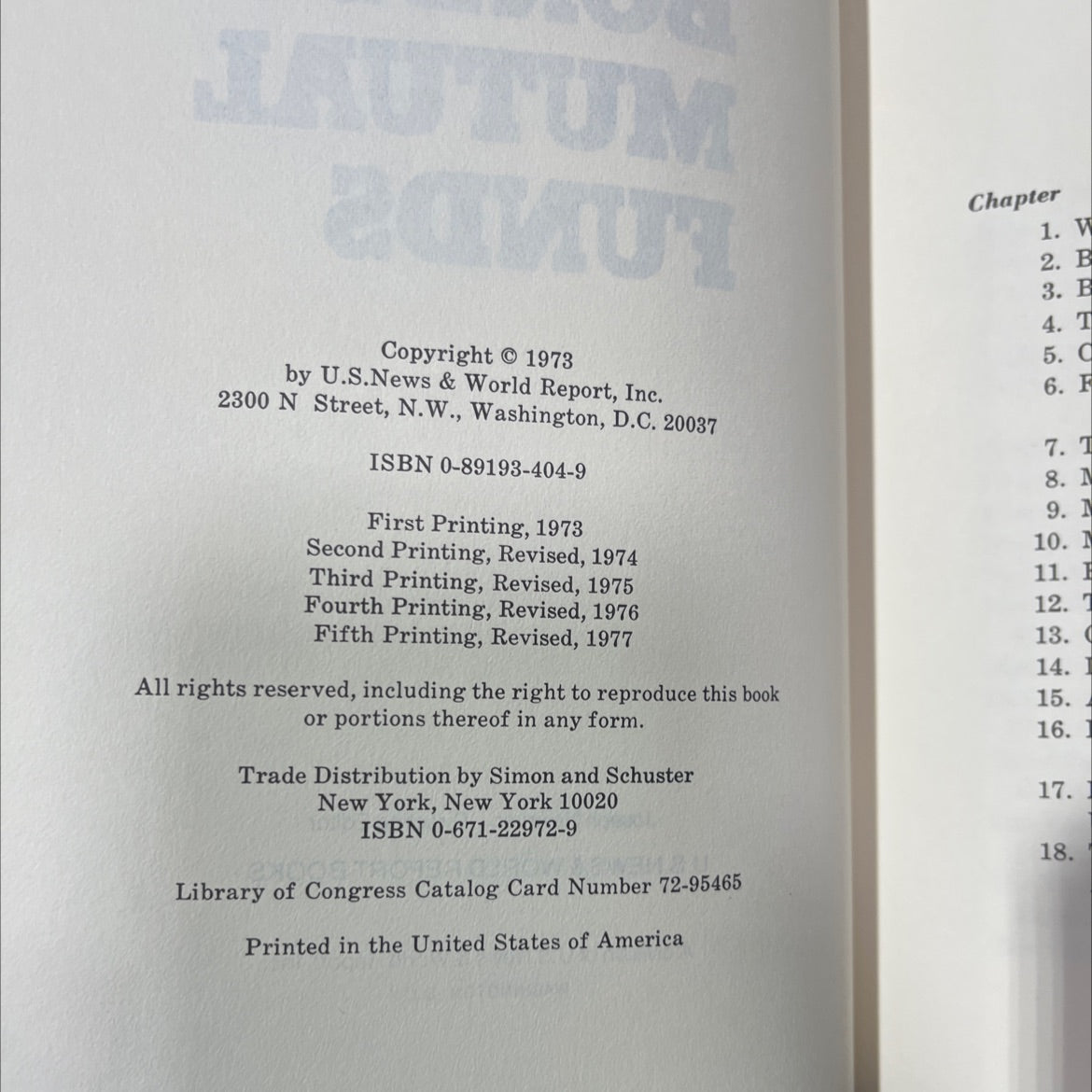 stocks bonds & mutual funds book, by Joseph Newman, 1977 Hardcover image 3