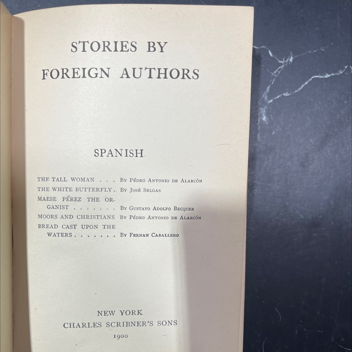 stories by foreign authors spanish book, by pedro antonio de alarcón, josé selgas, gustavo adolfo becquer, fernan image 2