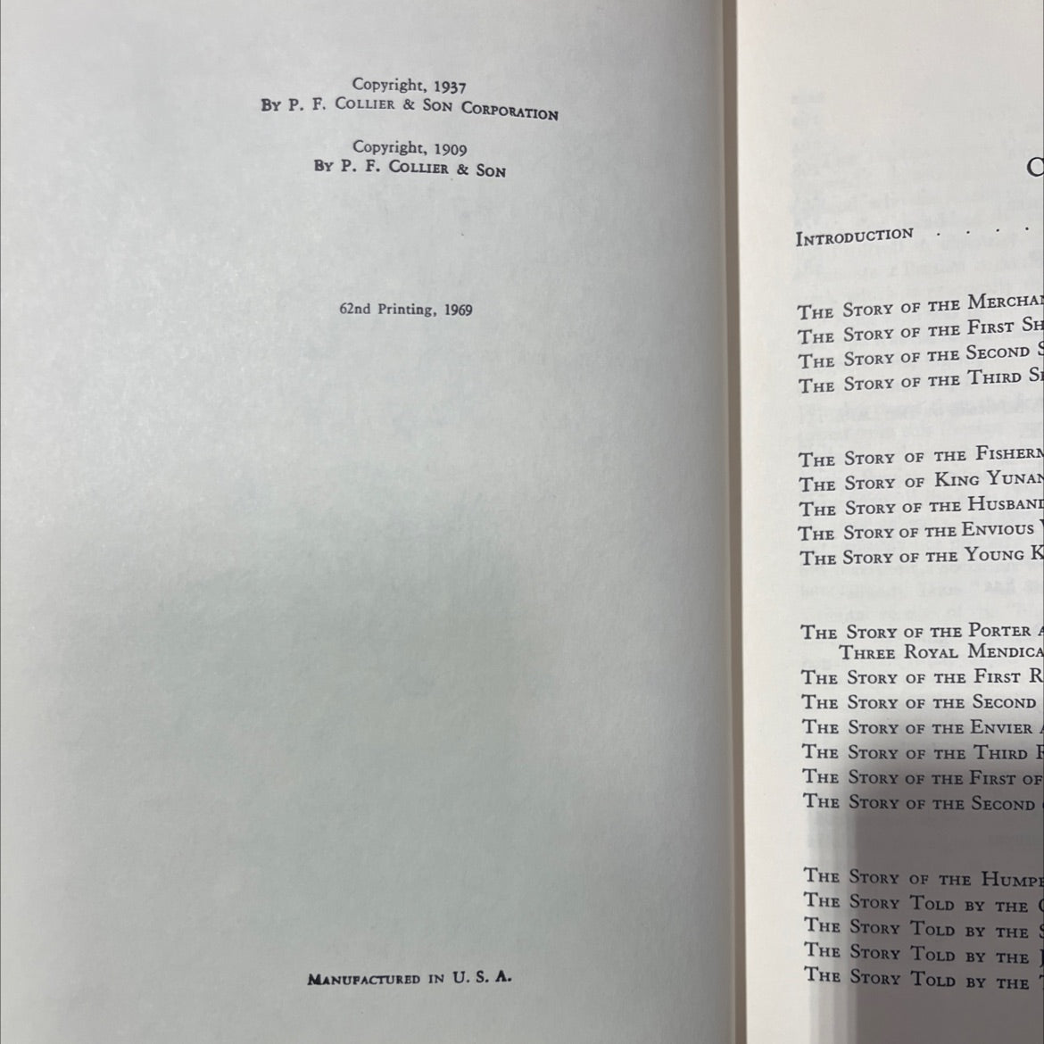 stories from the thousand and one nights book, by edward william lane, 1937 Hardcover image 3