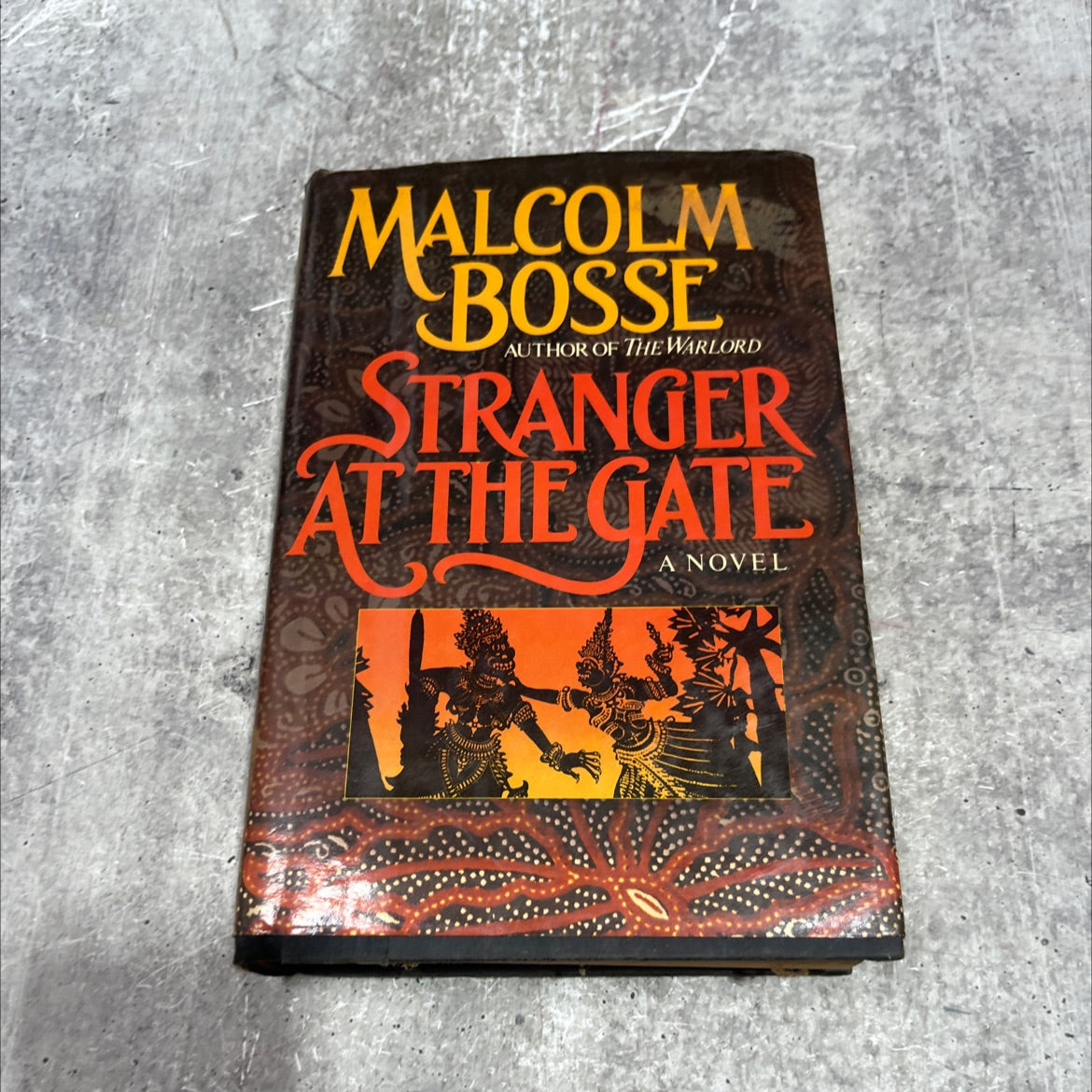 stranger at the gate book, by Malcolm Bosse, 1989 Hardcover image 1