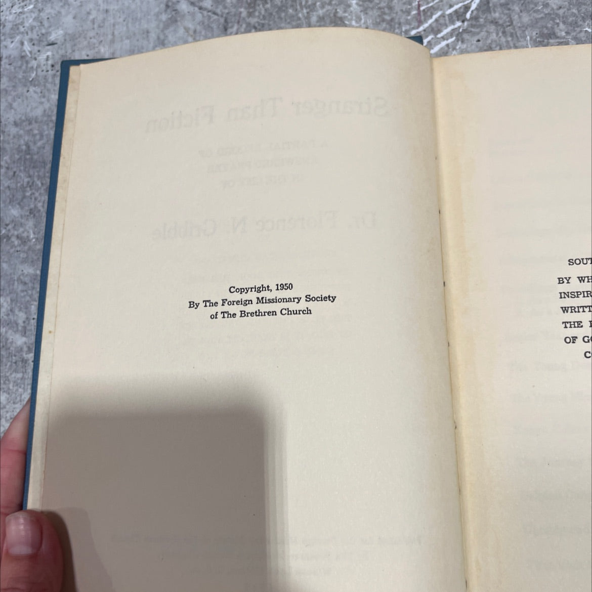 stranger than fiction a partial record of answered prayer in the life of dr. florence n. gribble book, by dr. florence image 3