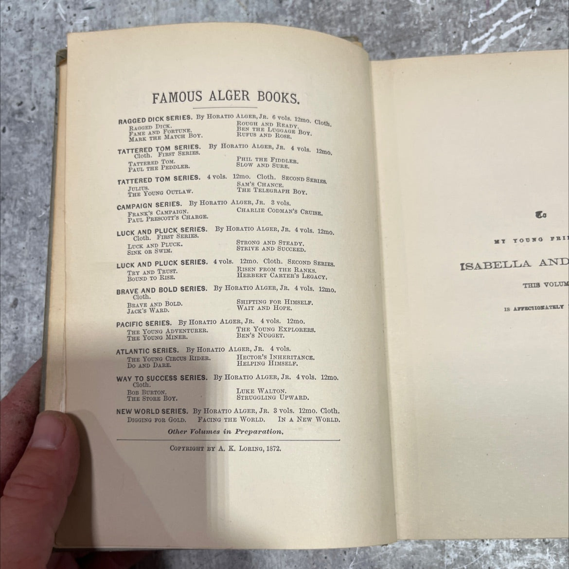 strive and succeed; or, the progress of walter conrad book, by horatio alger, jr., 1972 Hardcover image 3