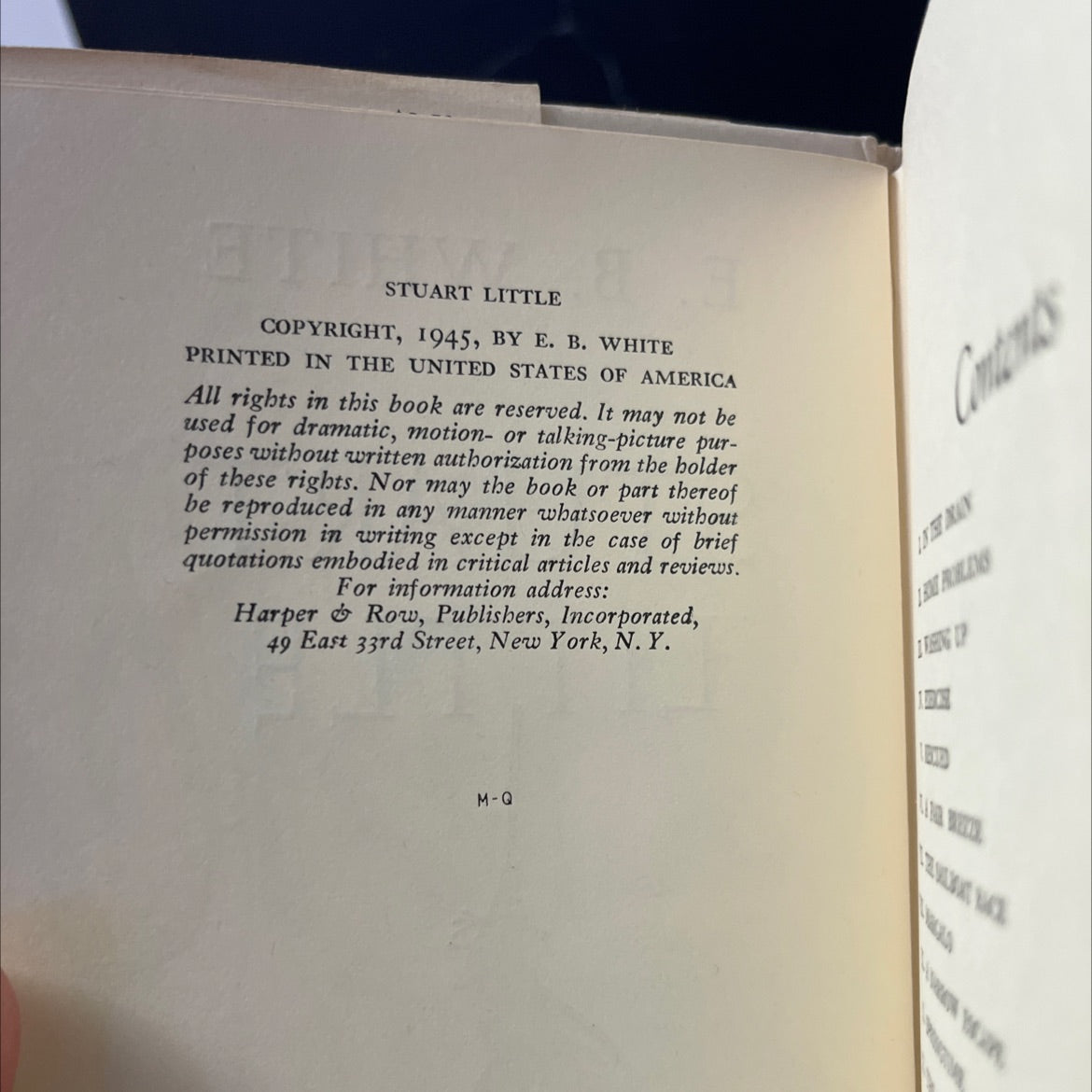stuart little book, by e. b. white, 1945 Hardcover image 3