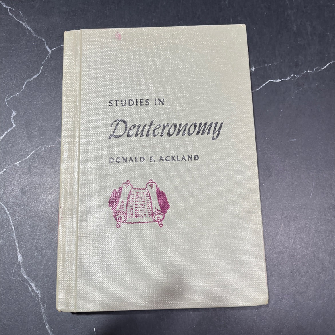 studies in deuteronomy book, by donald f. ackland, 1964 Hardcover image 1