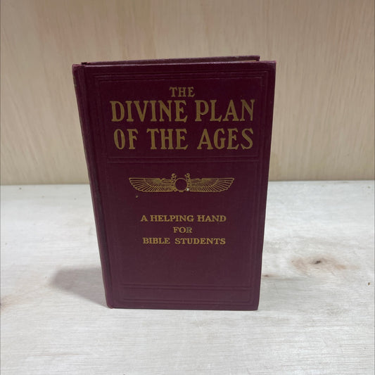studies in the scriptures the plan of the ages book, by unknown, 1911 Hardcover image 1