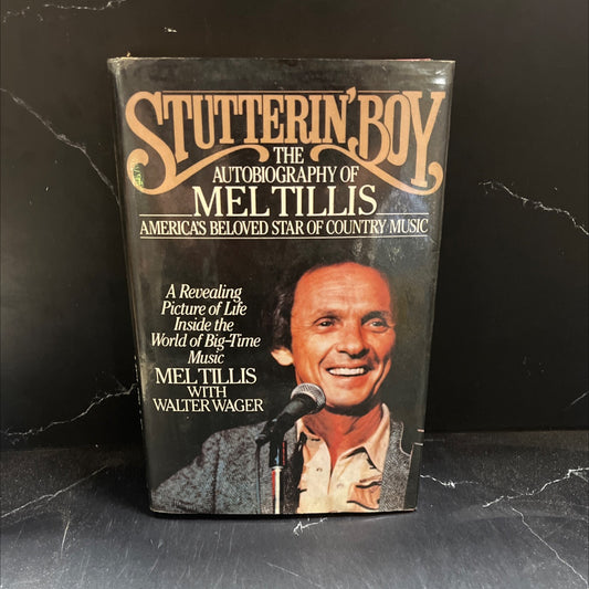 stutterin' boy book, by Mel Tillis, 1989 Hardcover image 1