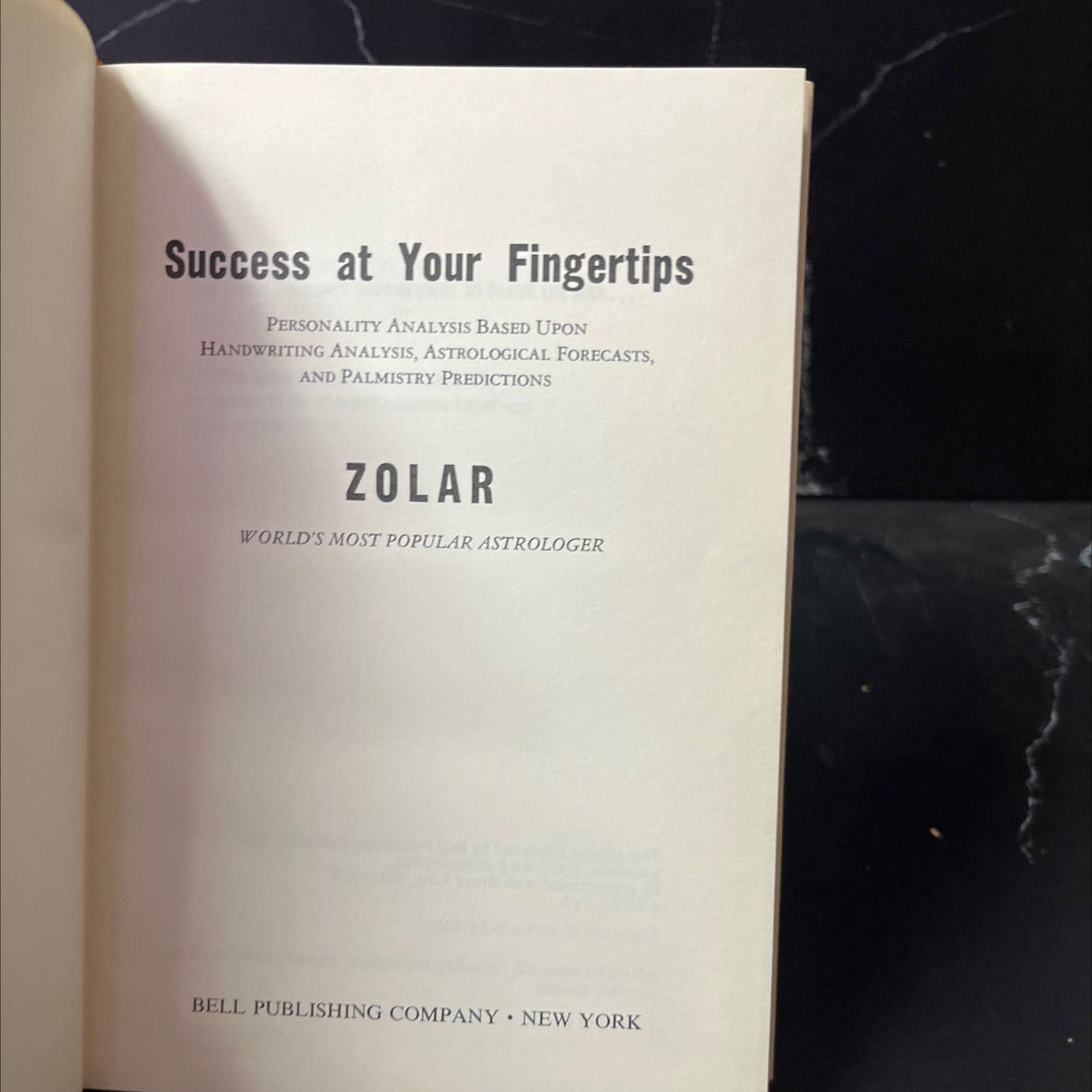 success at your fingertips personality analysis based upon handwriting analysis, astrological forecasts, and palmistry image 2