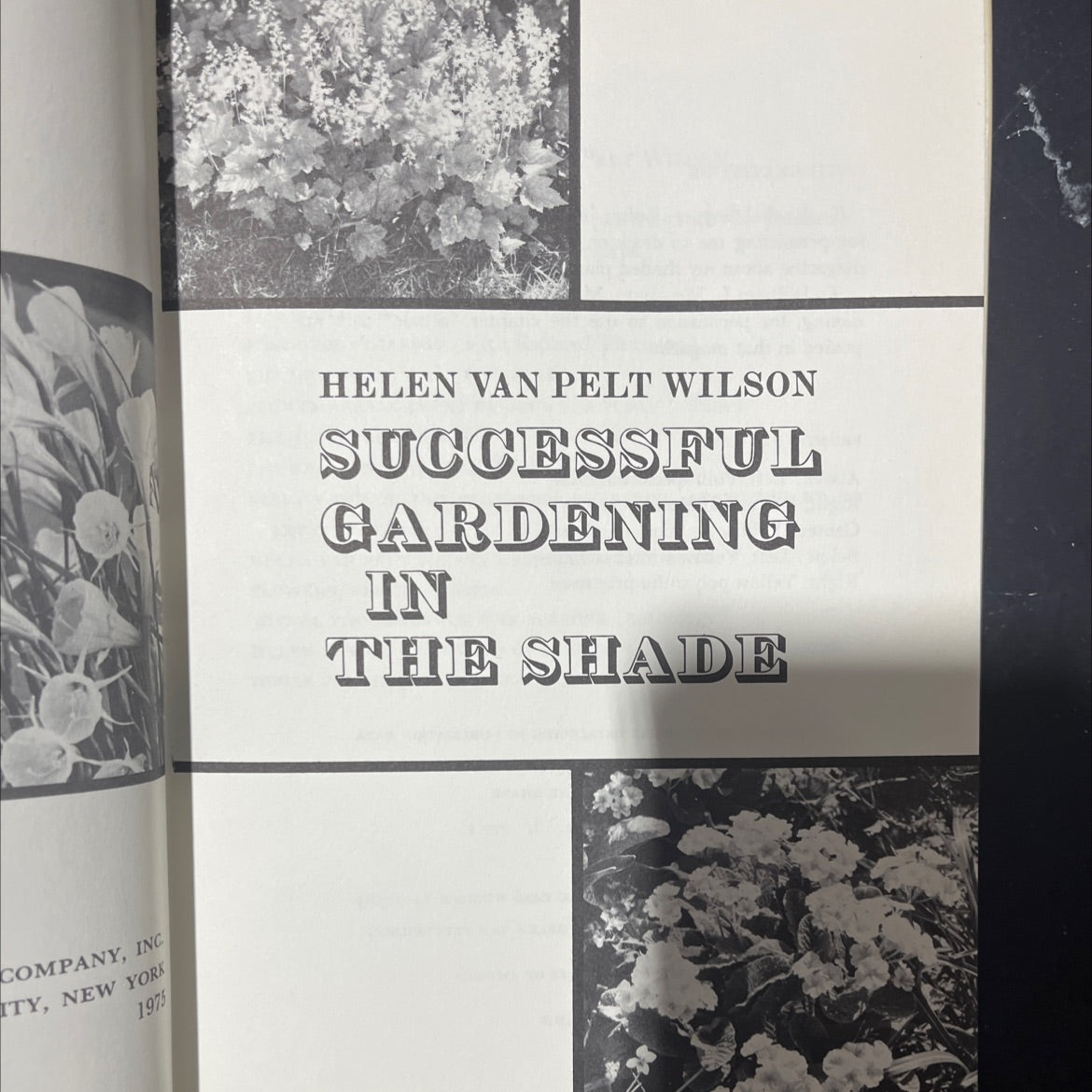 successful gardening in the shade book, by helen van pelt wilson, 1975 Hardcover image 2