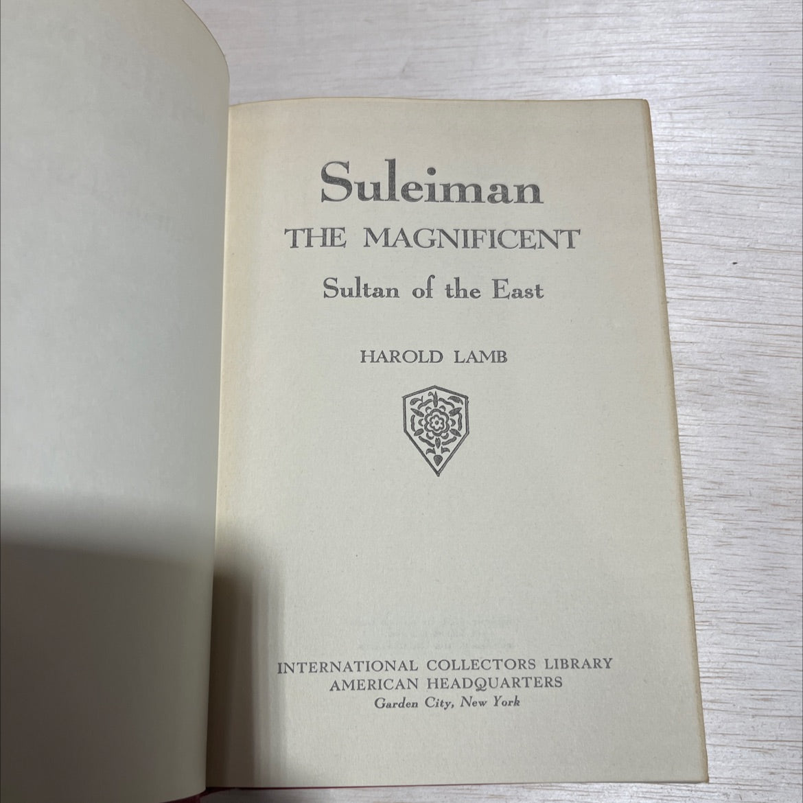 suleiman the magnificent sultan of the east book, by harold lamb, 1951 Hardcover image 2
