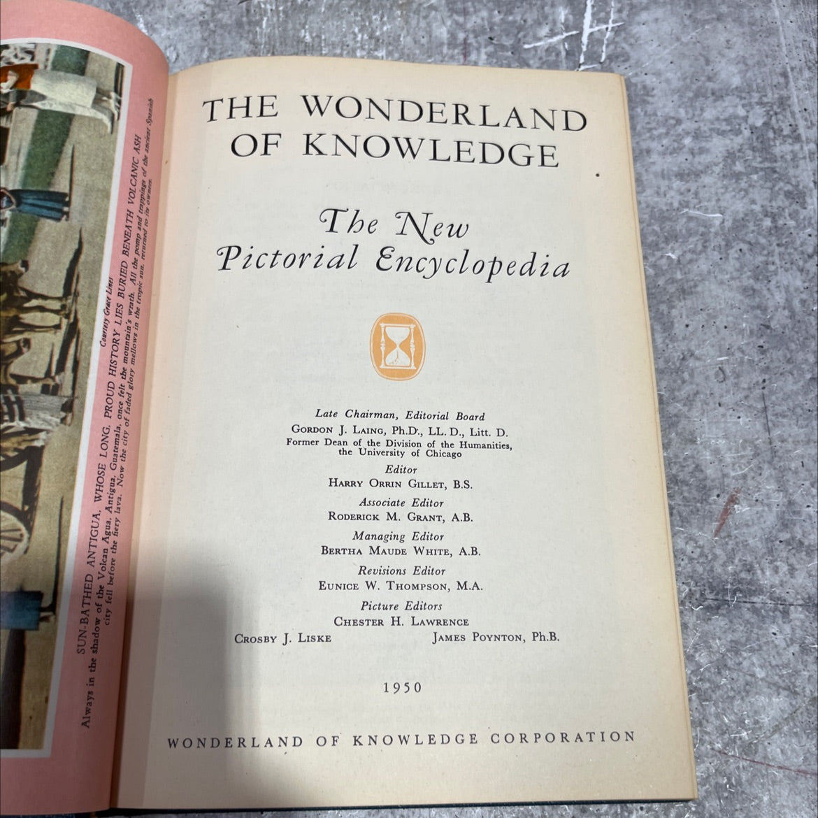 sun-bathed antigua book, by unknown, 1950 Hardcover image 2