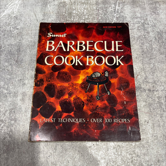 sunset barbecue cook book book, by editors of sunset magazine and sunset books, 1970 Paperback image 1