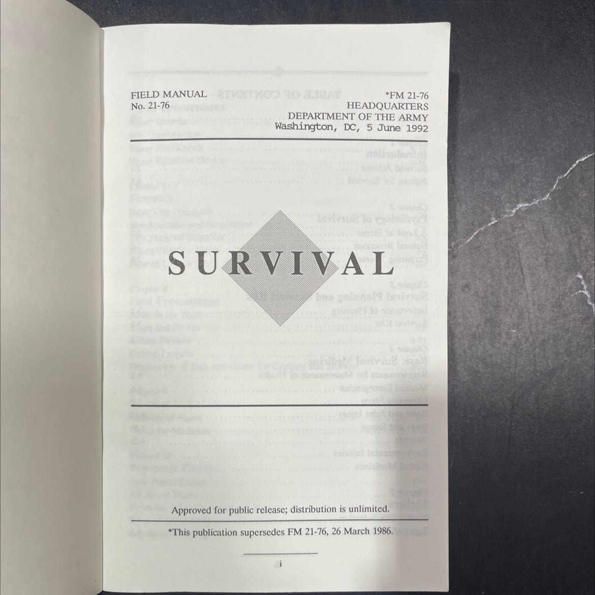 survival book, by unknown, 1992 Paperback image 2