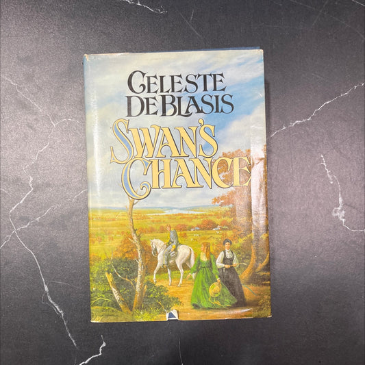 swan's chance book, by celeste de blasis, 1985 Hardcover, Vintage image 1