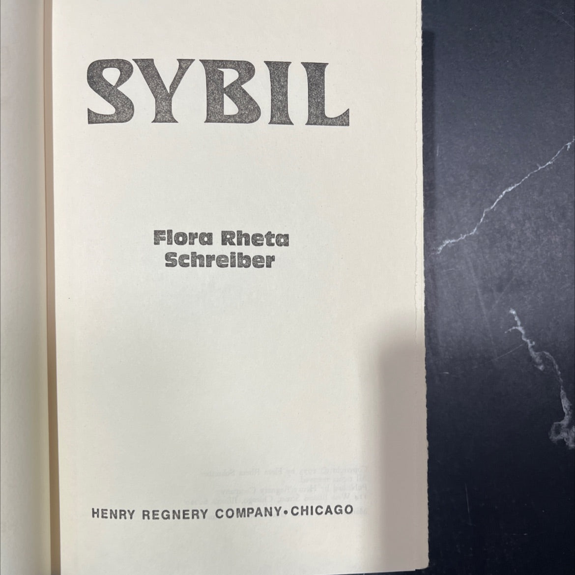 sybil book, by flora rheta schreiber, 1973 Hardcover image 2