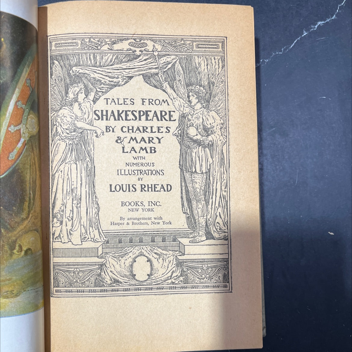 tales from shakespeare book, by charles lamb, mary lamb, 1946 Hardcover image 2