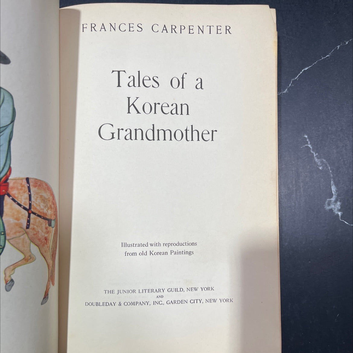 tales of a korean grandmother book, by frances carpenter, 1947 Hardcover image 2