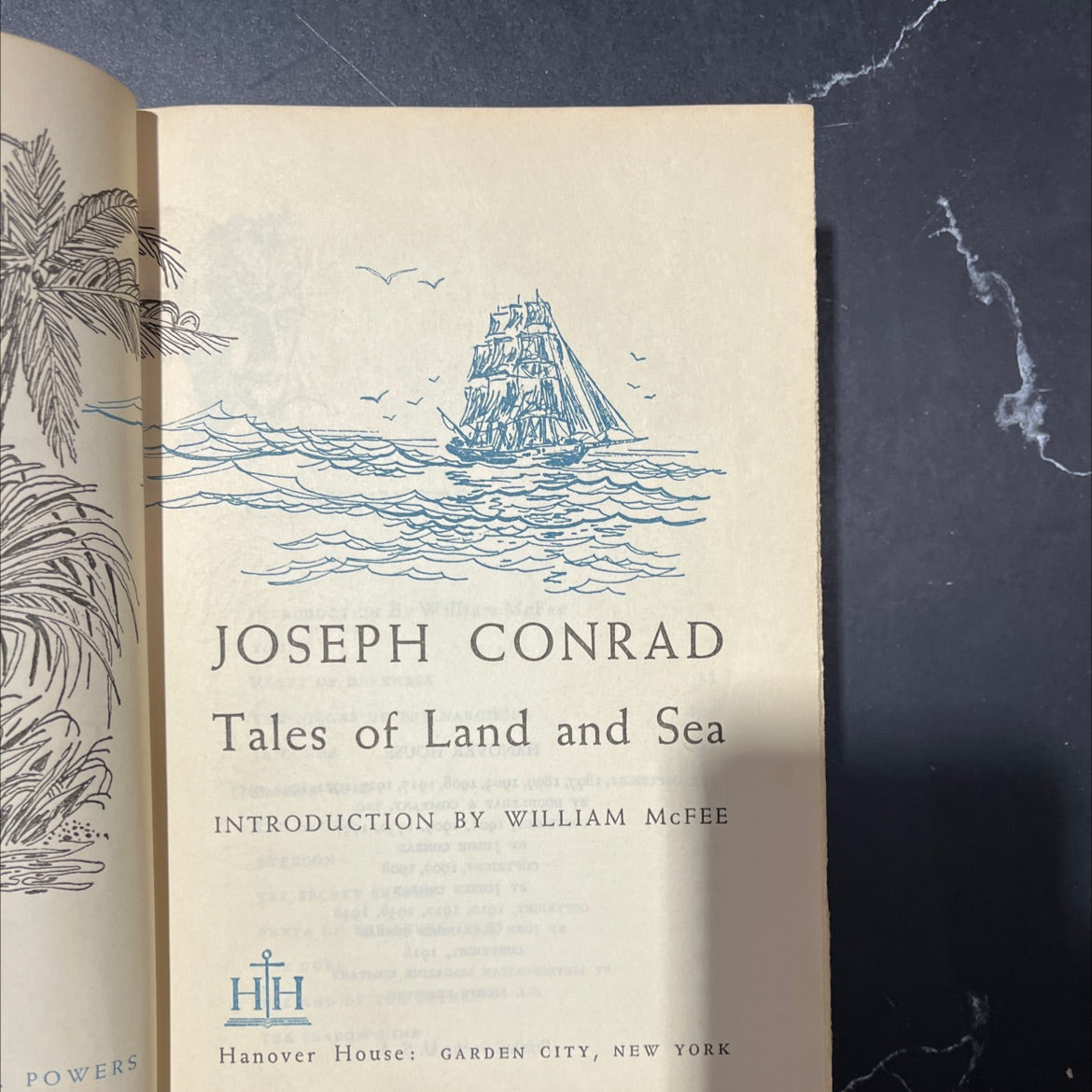 tales of land and sea book, by joseph conrad, 1942 Hardcover image 2