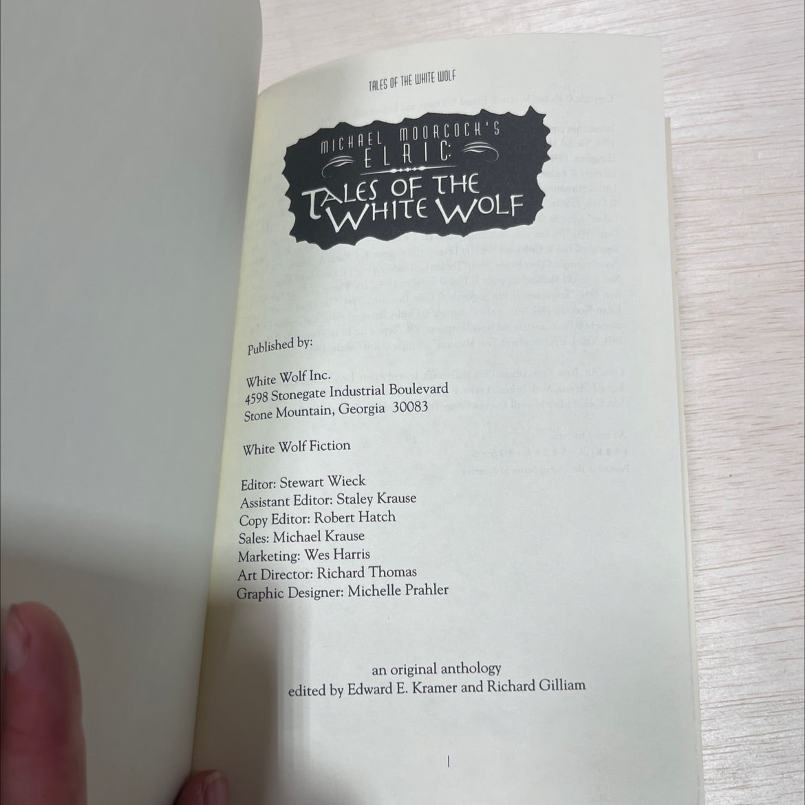 tales of the white wolf book, by michael moorcock, 1994 Hardcover image 2