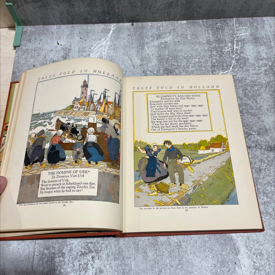 tales told in holland book, by olive beaupré miller, 1950 Hardcover image 4